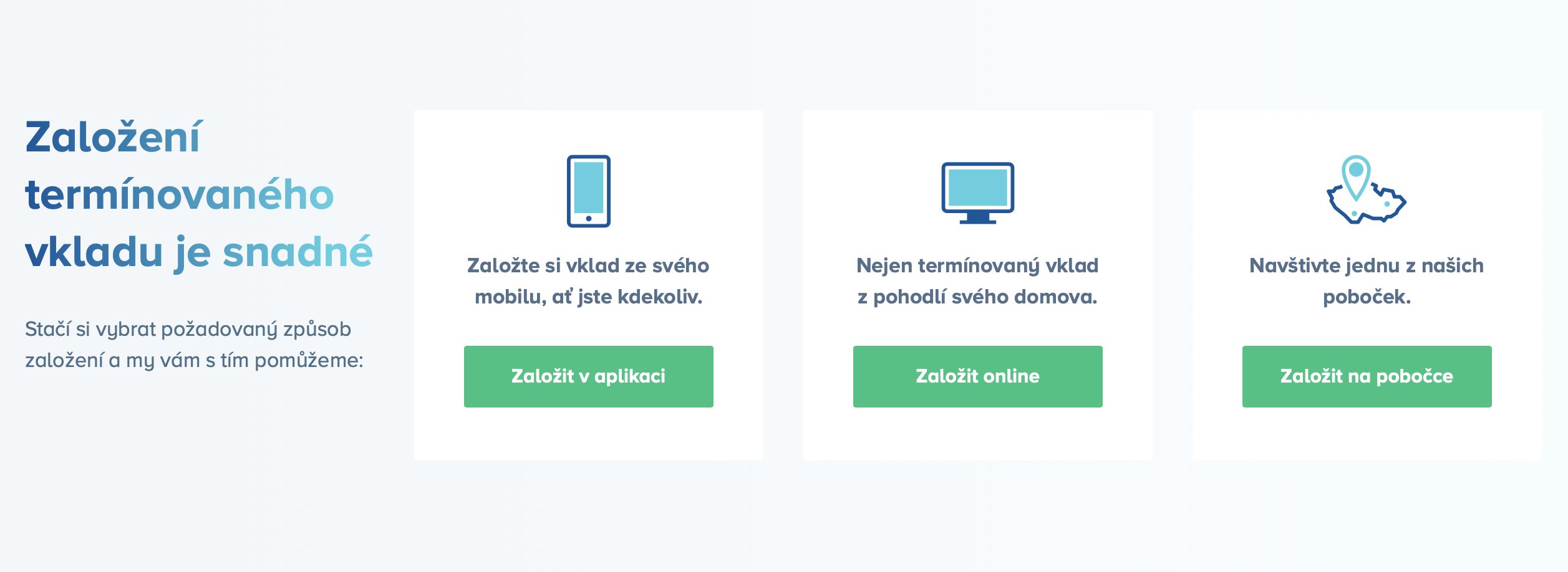 Creditas – Sjednání
