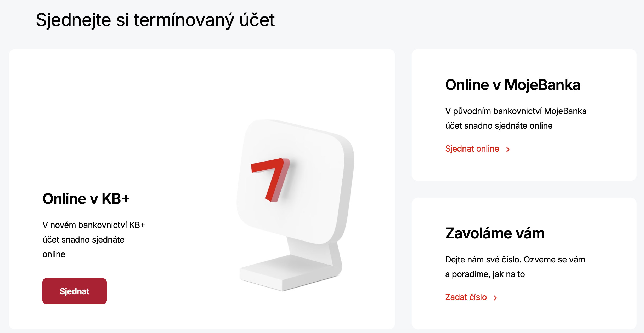 Kb – sjednání