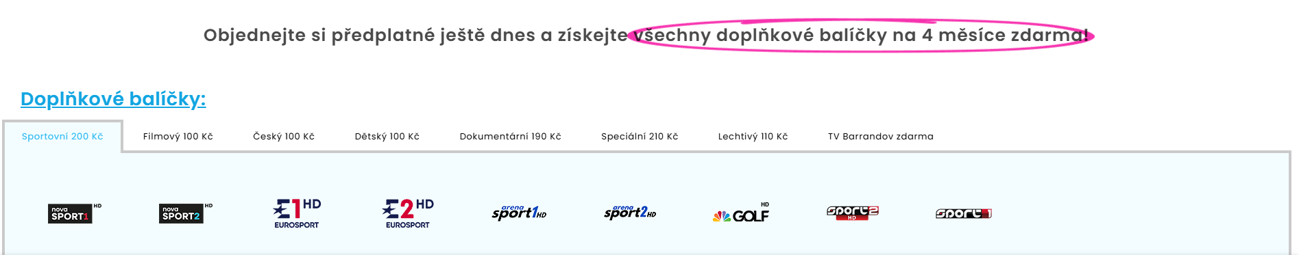 Nejpripojeni Doplnkove Balicky