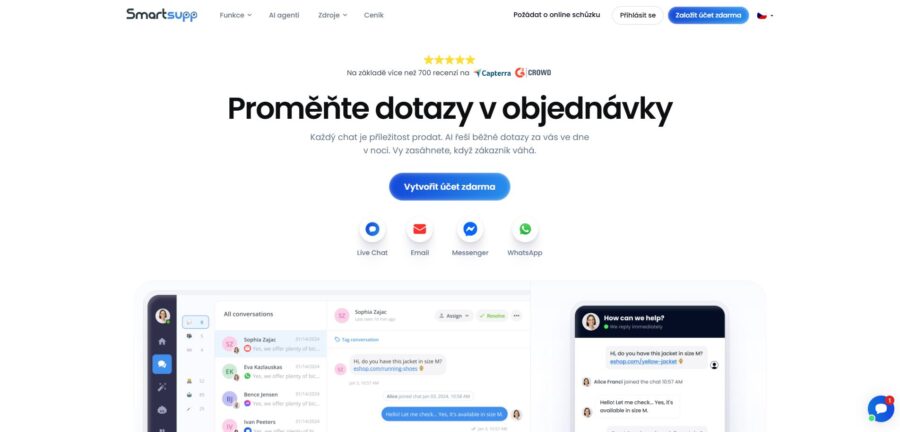 Smartsupp Hlavní Strana