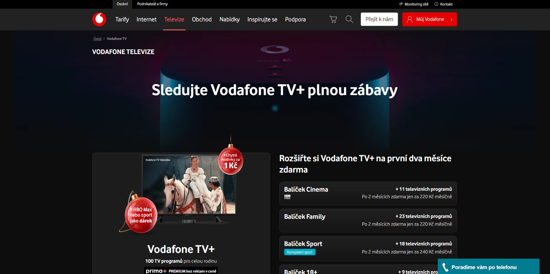 Vodafone Tv Hlavní Strana
