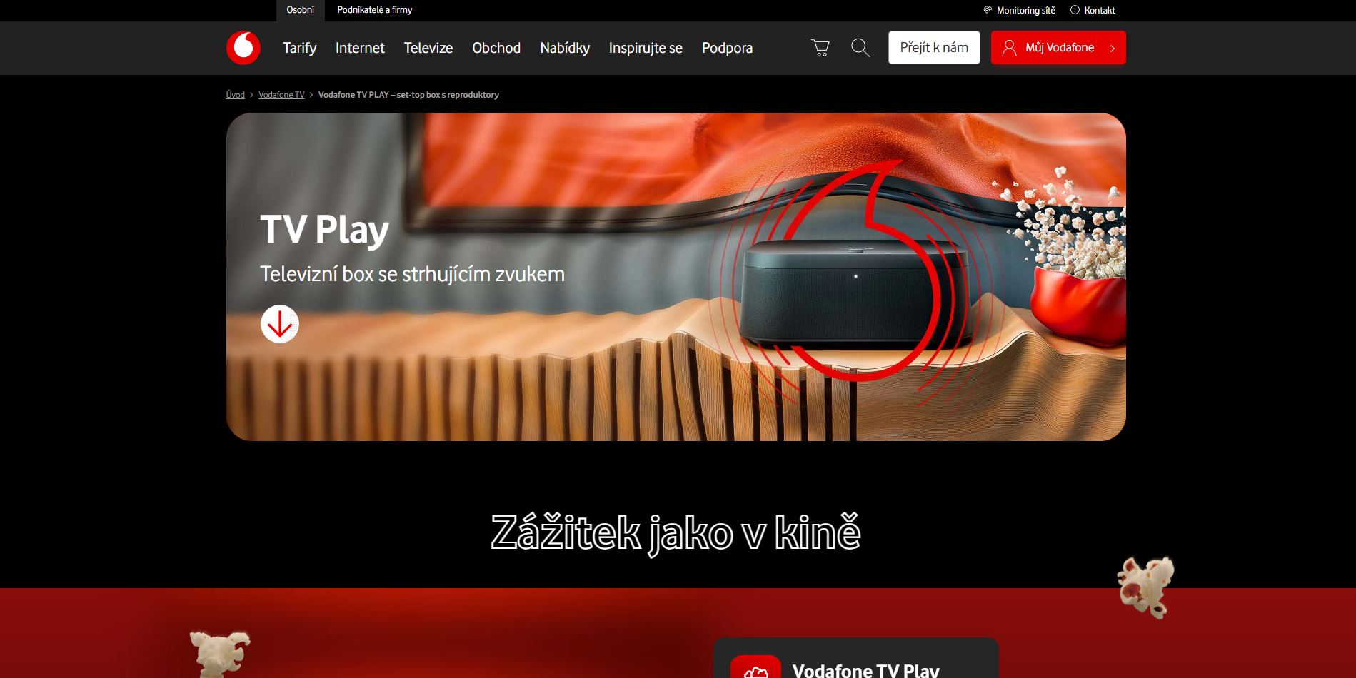 Nabídka společnosti Vodafone