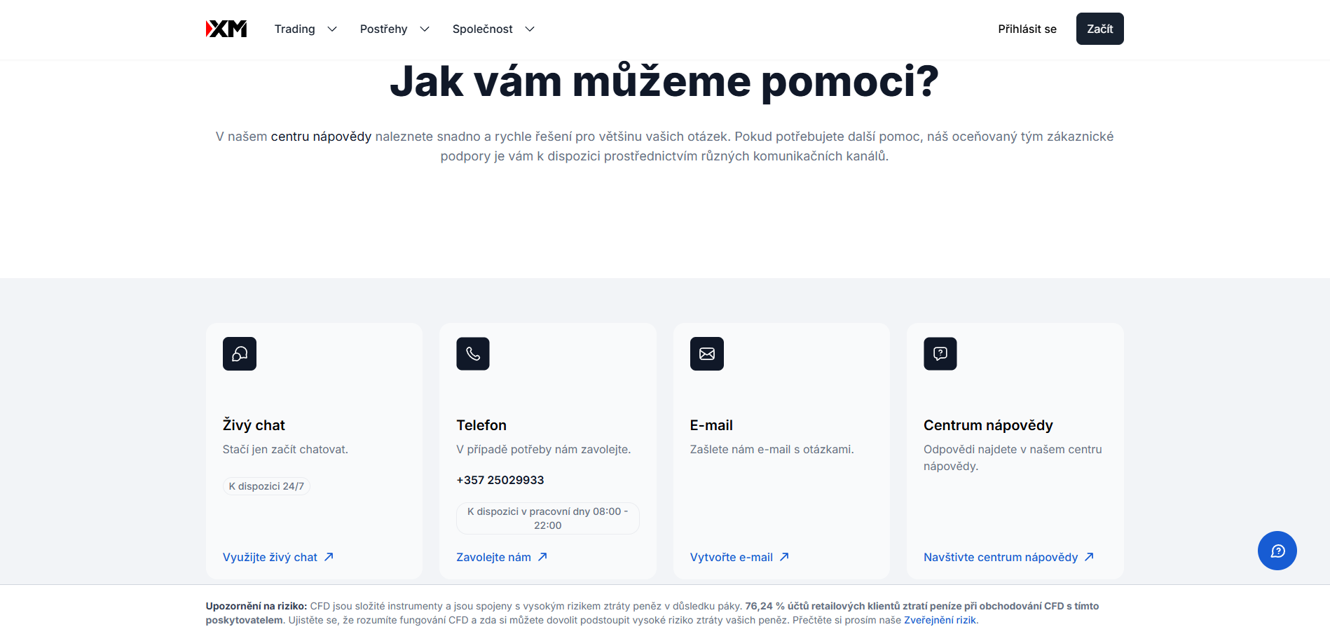 Xm Podpora