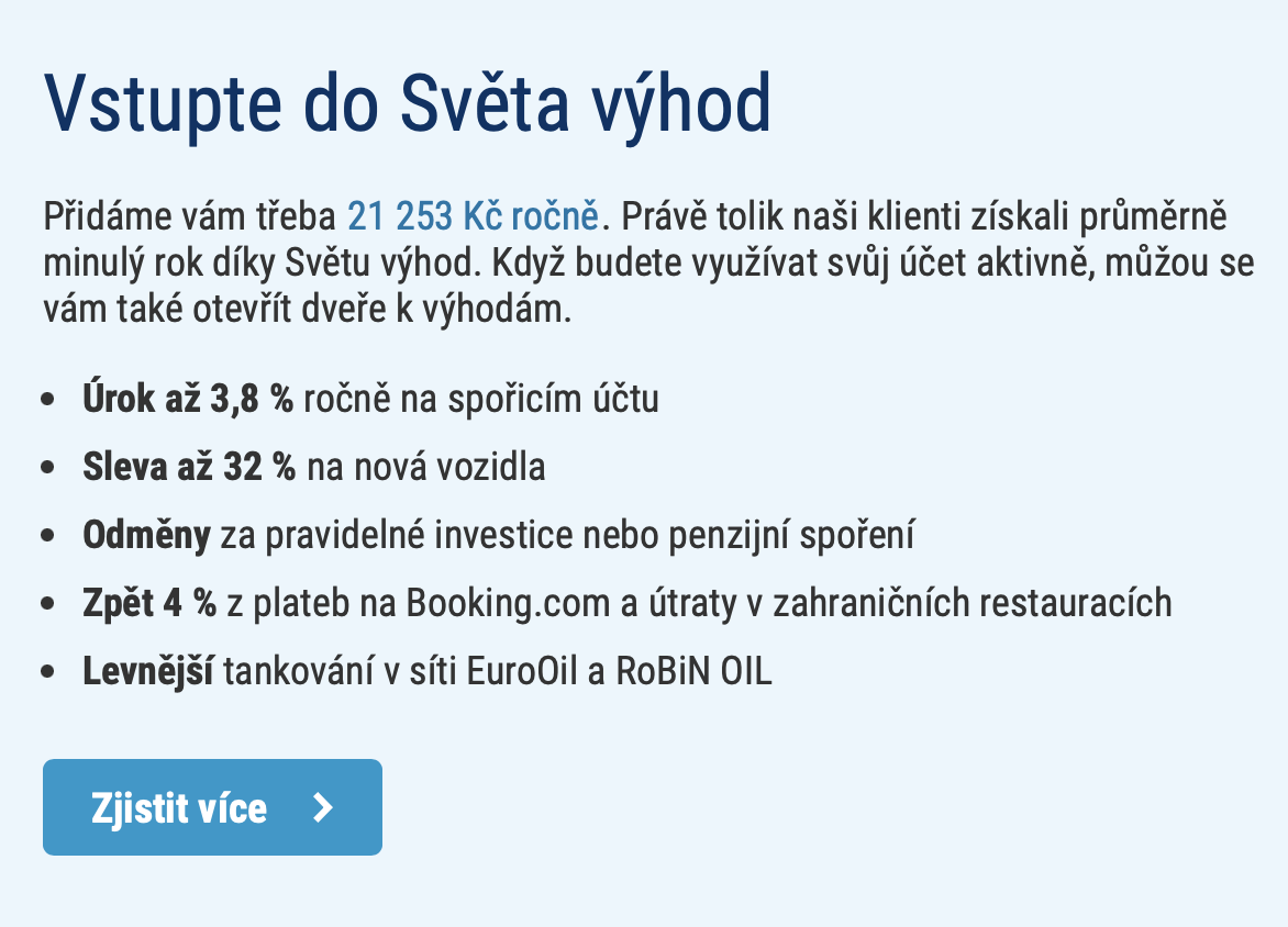 ČSOB účet