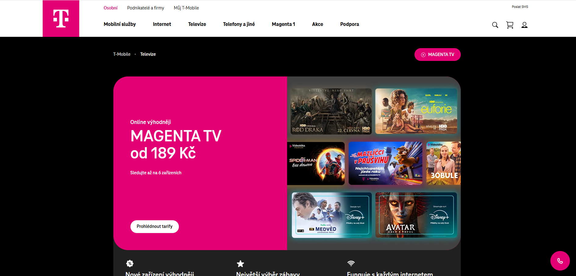 T Mobile Tv Hlavní Strana