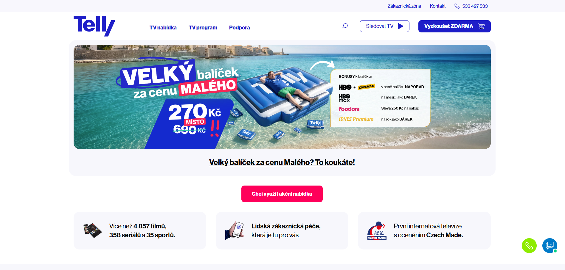 Telly Tv Hlavní Strana