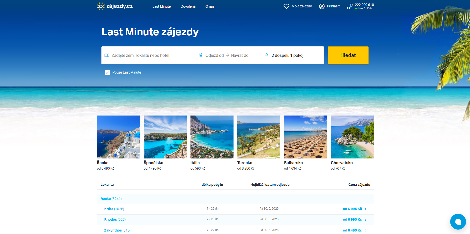 Zájezdy.cz Last Minute