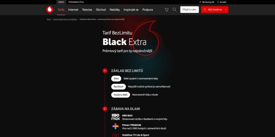 Vodafone Tarif Black