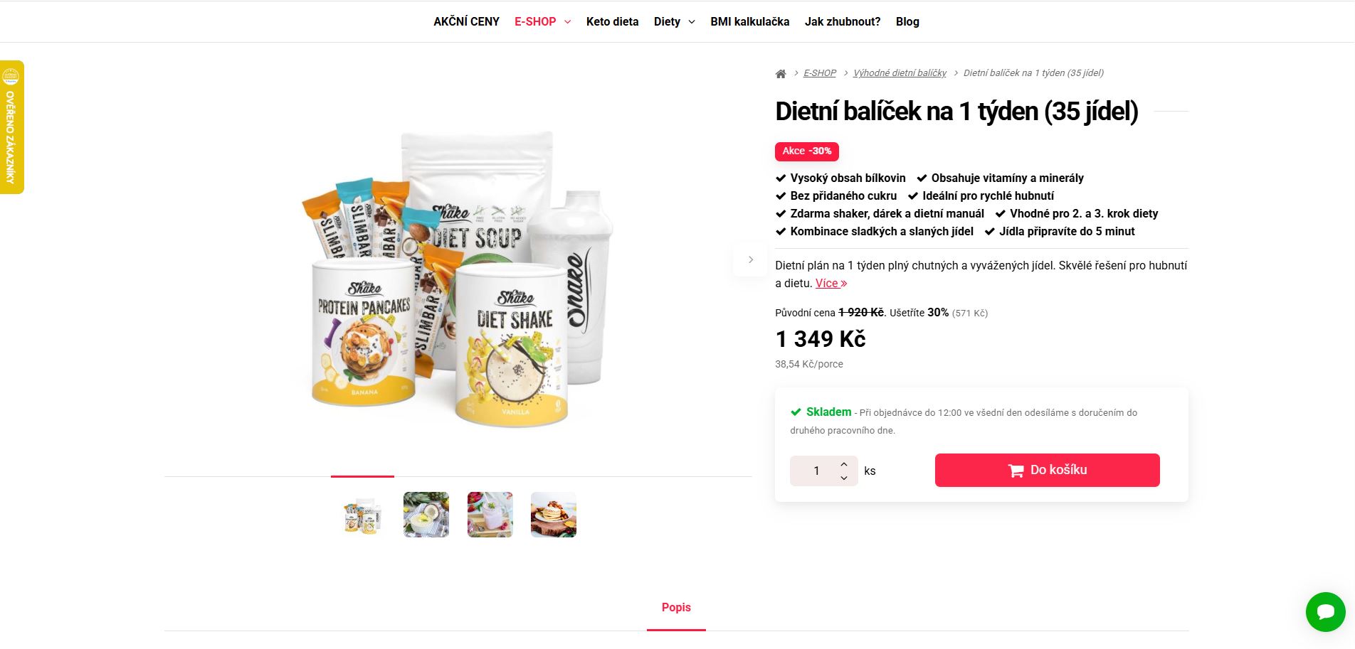 Chia Shake Balíček Na Týden