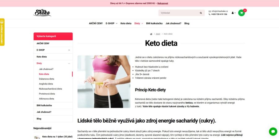 Chia Shake Keto Dieta