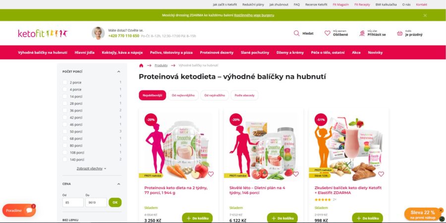 Ketofit Balíčky