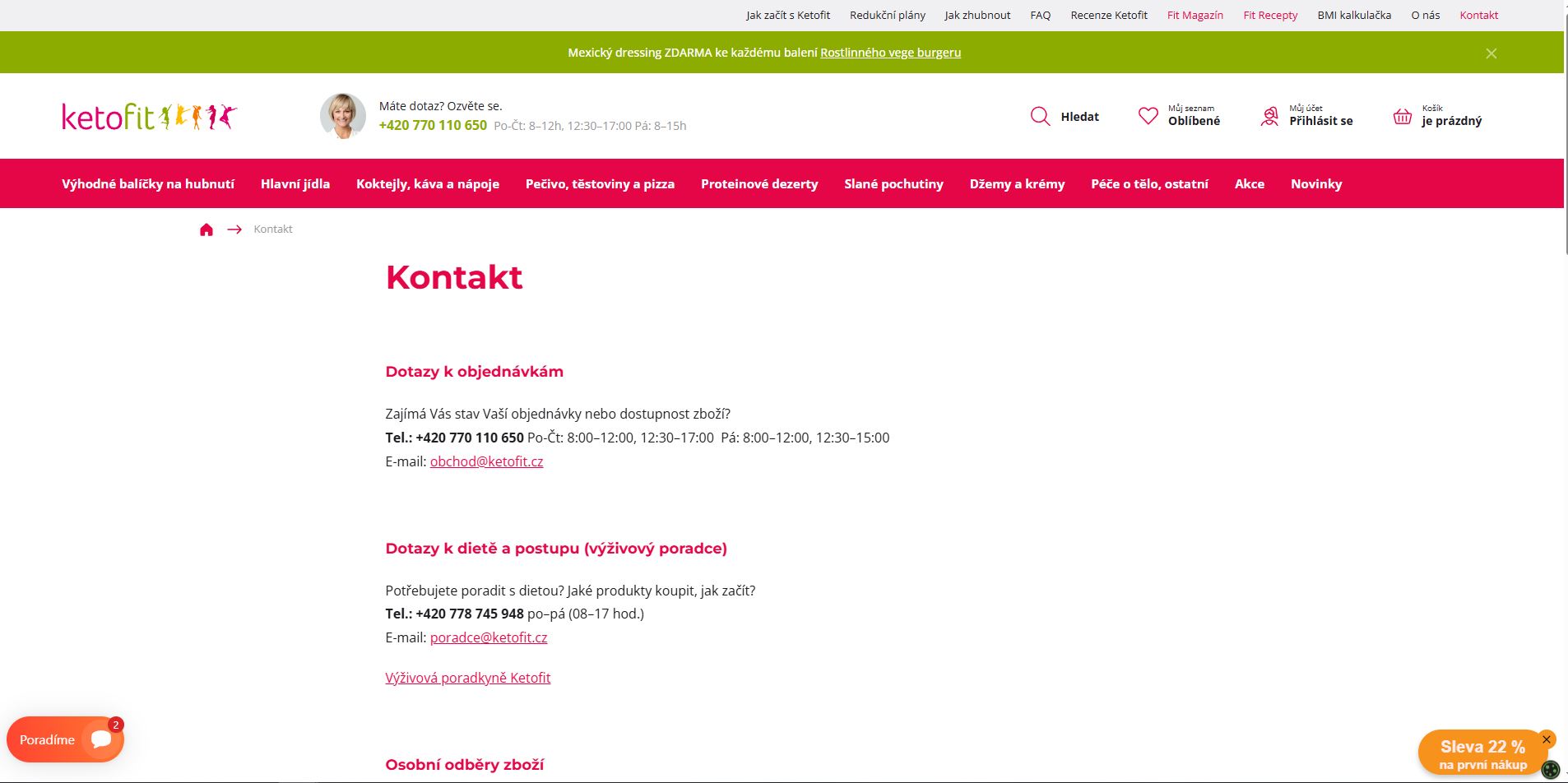 Ketofit Podpora