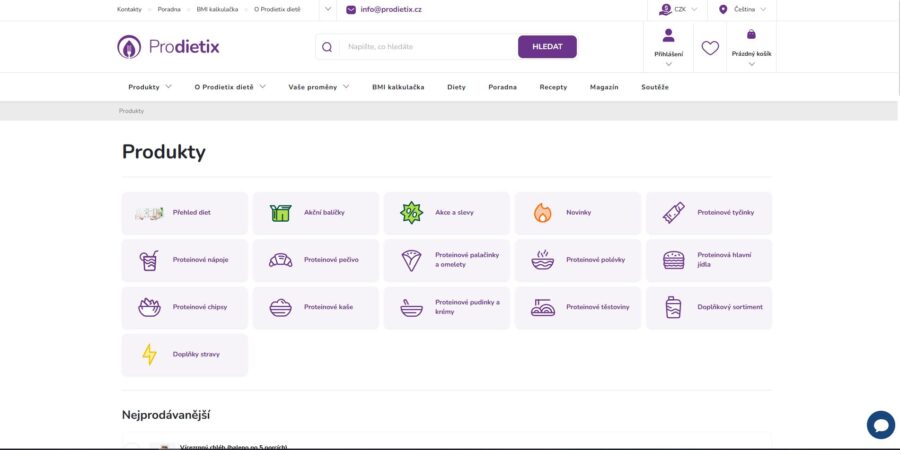 Prodietix E Shop