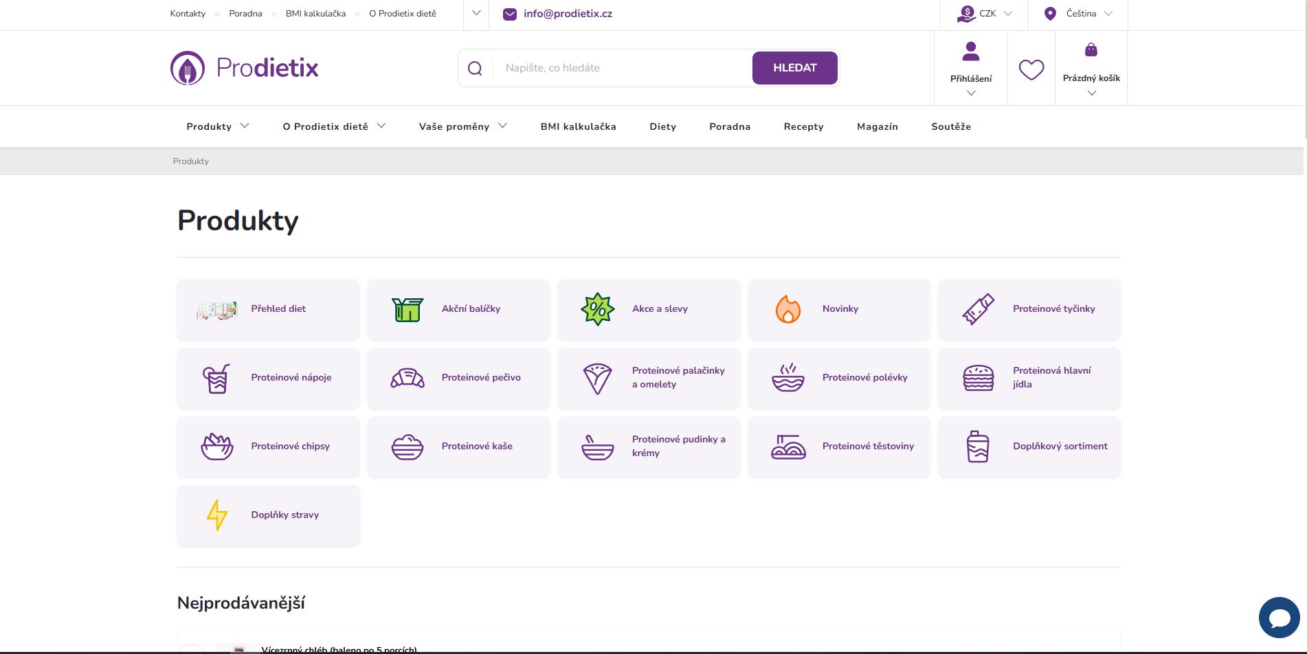 Prodietix E Shop