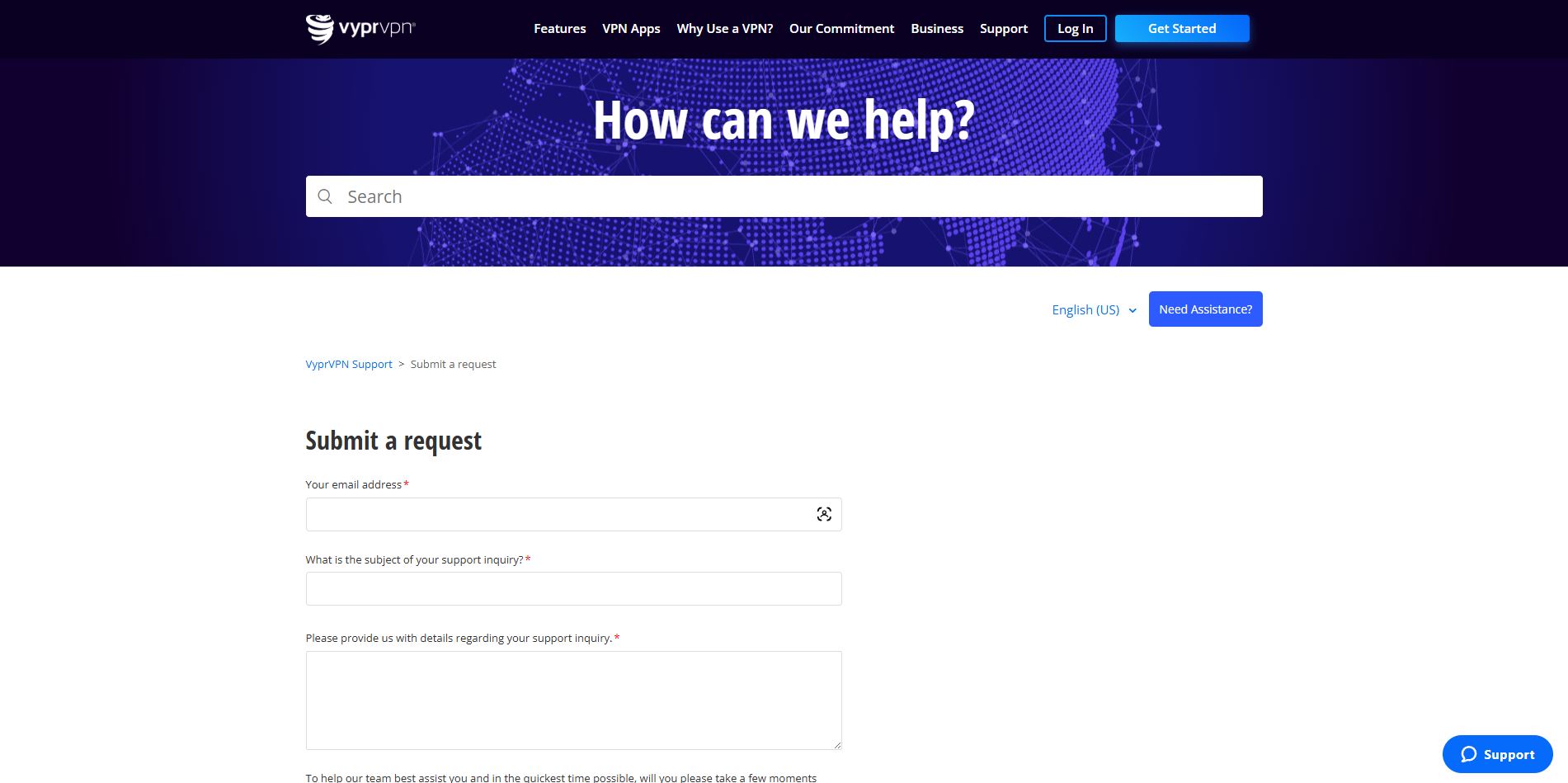 Vyprvpn Podpora