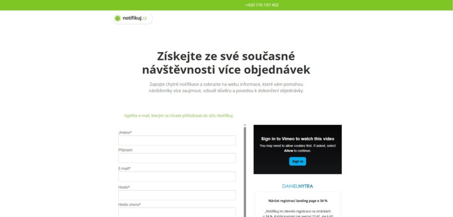 Notifikuj.cz Test Zdarma Kopie