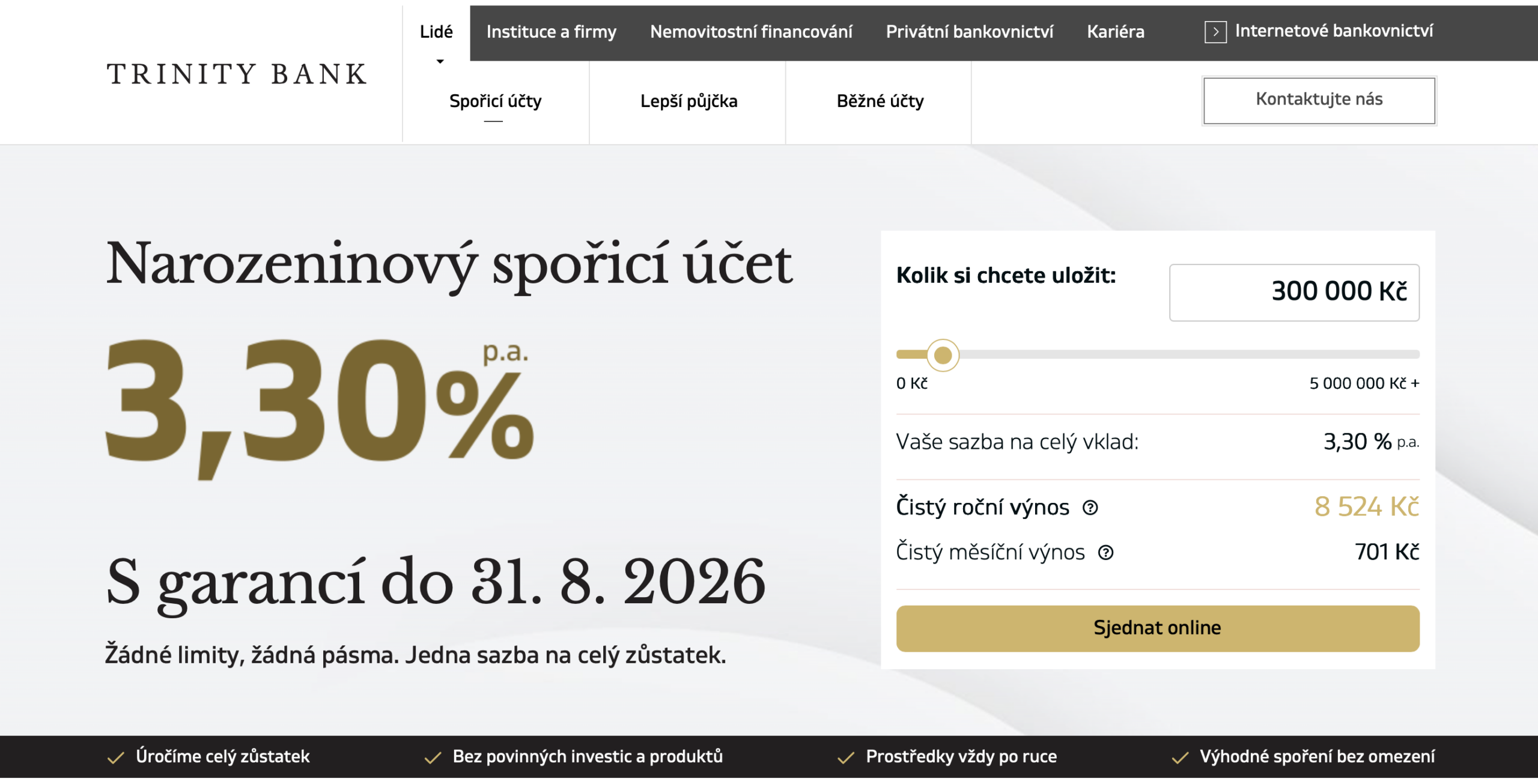 Trinity Spořicí