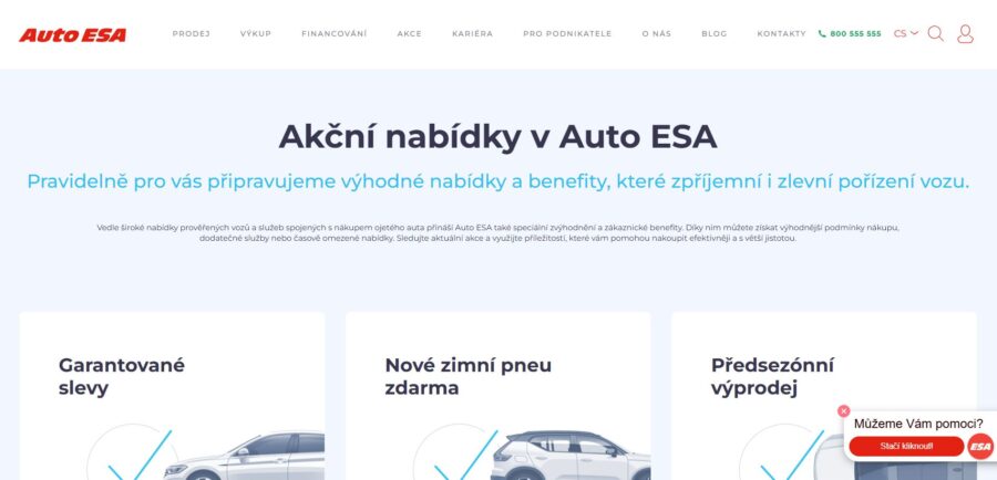 Auto Esa Akce