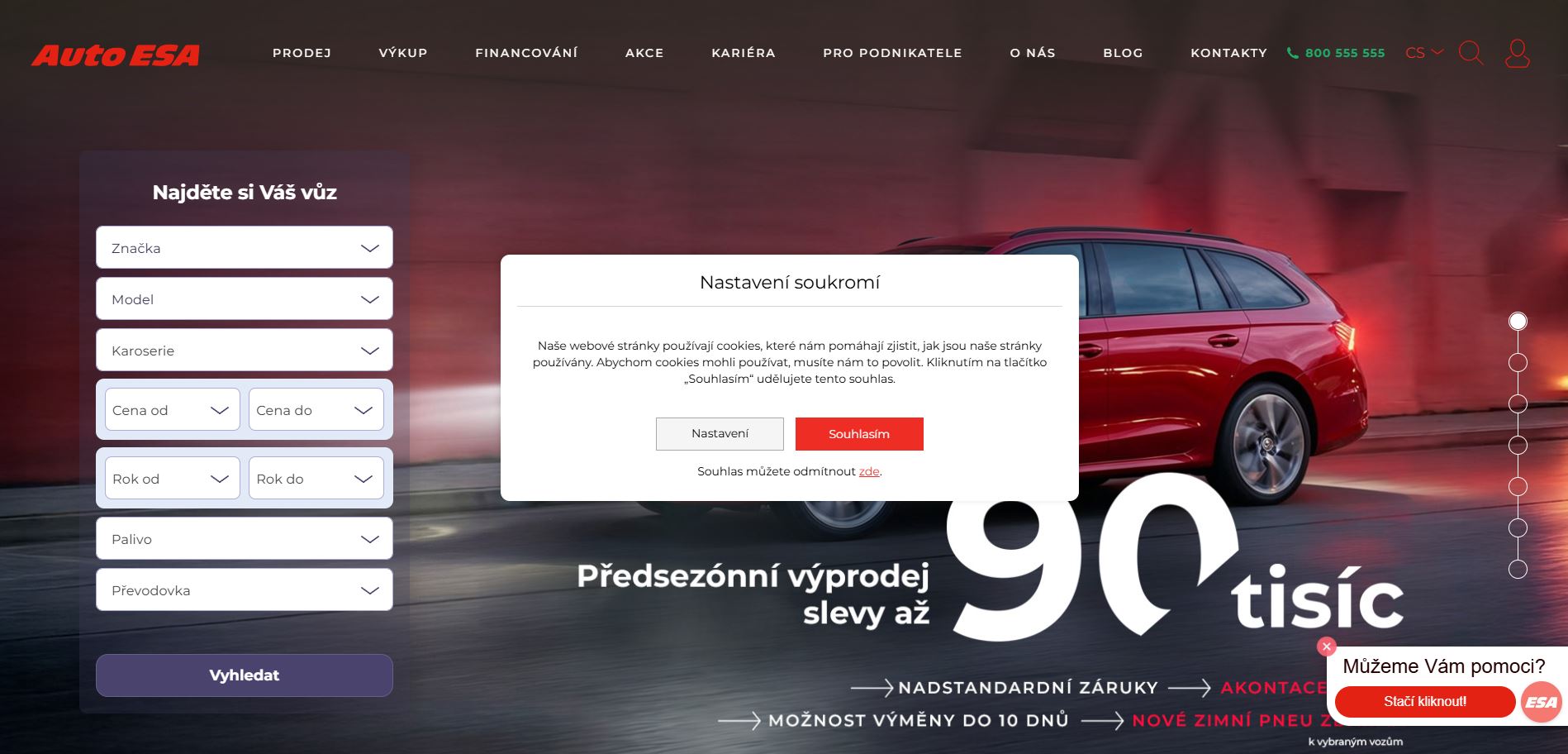 Auto Esa Hlavní Strana