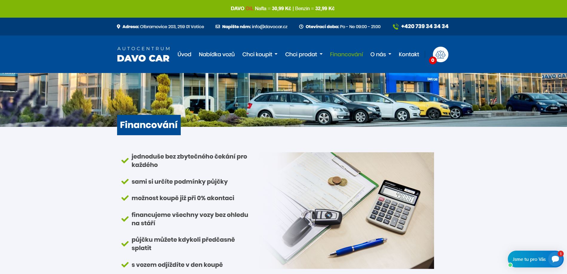 Davo Car Financování