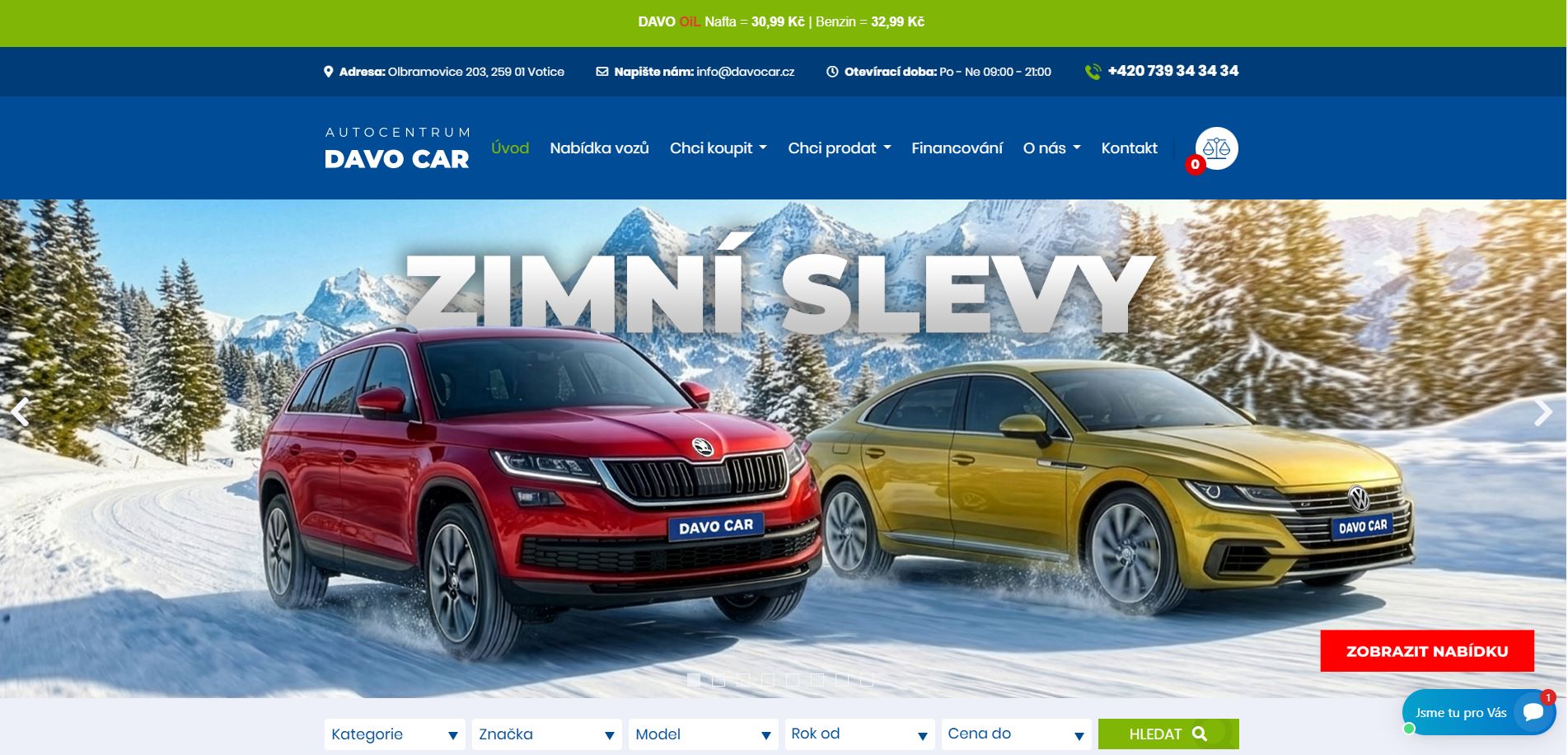 Davo Car Hlavní Strana
