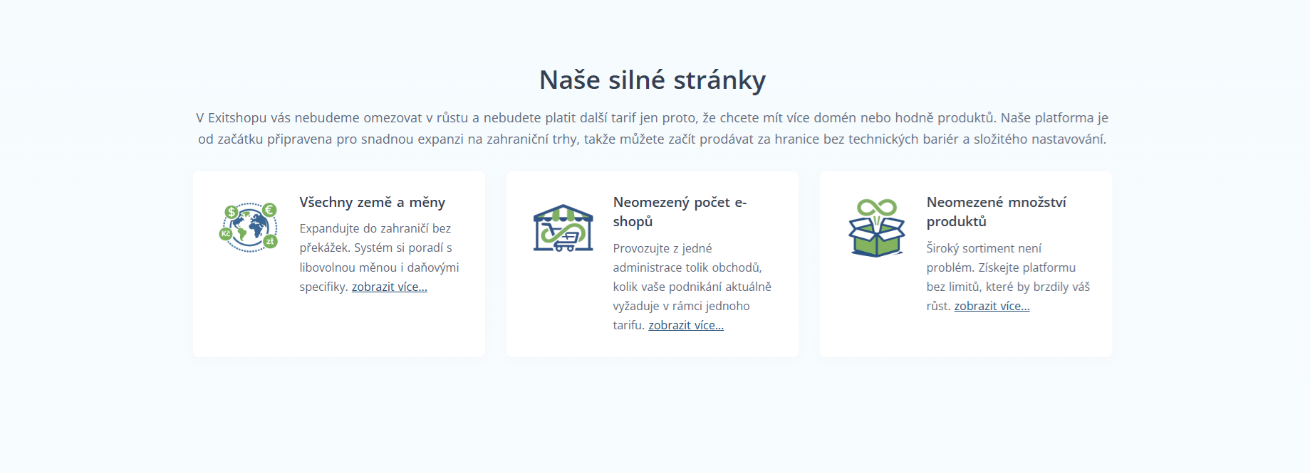 Exitshop Silne Stranky