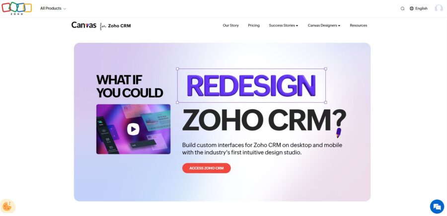 Zoho Crm Canvas Studio