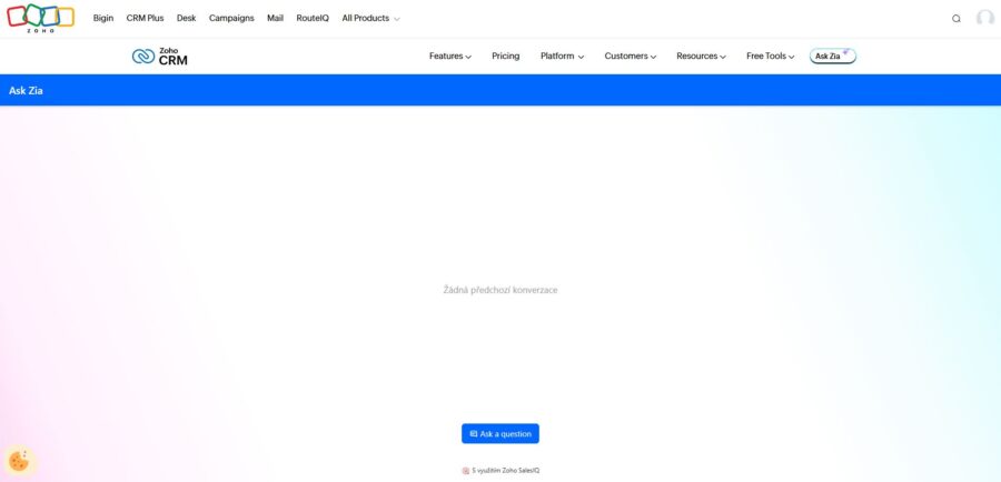 Zoho Crm Zia