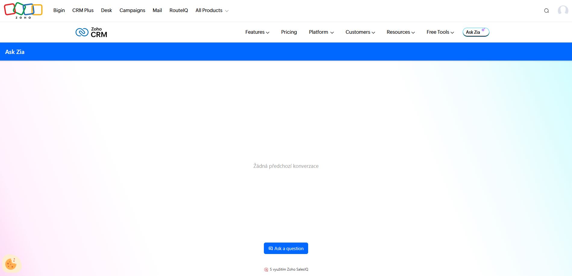 Zoho Crm Zia